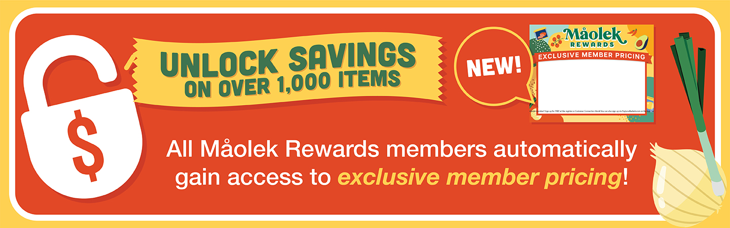 Maolek Rewards Exclusive Member Pricing